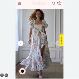 Selkie Cotswold ruffle dress